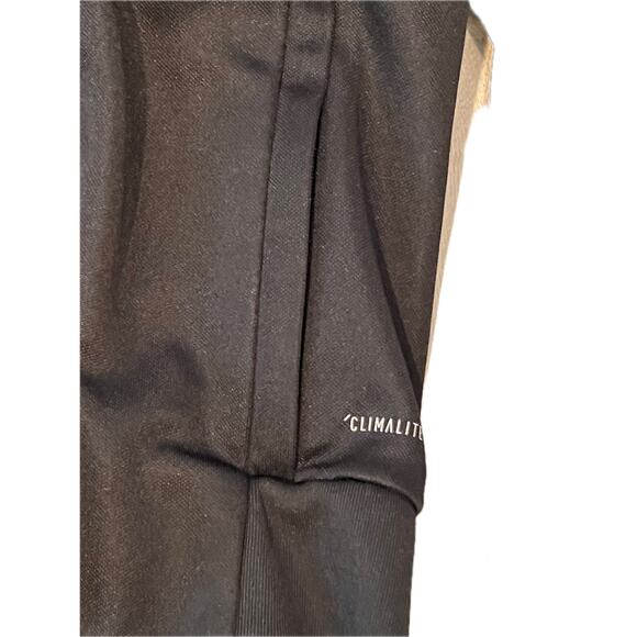 Adidas Climalite Black Full ZIp Up Track Jacket Mens M - Picture 3 of 3